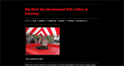 Desktop Screenshot of bigwestmechanicalbull.com